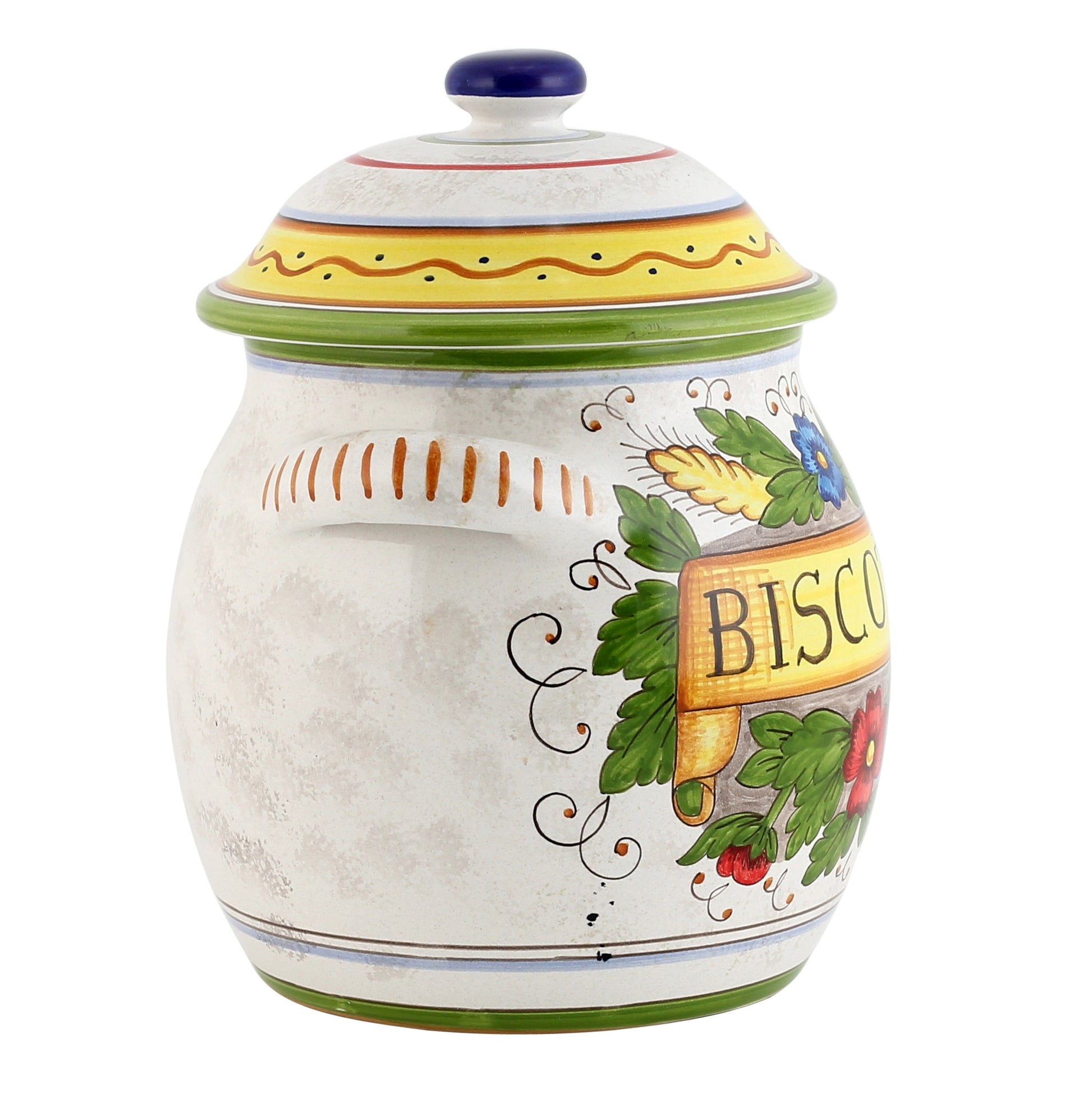 RUSTICA: Traditional Tuscan Biscotti Jar - Artistica.com