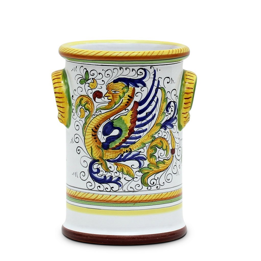 RAFFAELLESCO: Utensil Holder - DERUTA OF ITALY