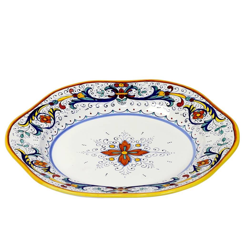 RICCO DERUTA: Hexagonal Charger Plate - DERUTA OF ITALY