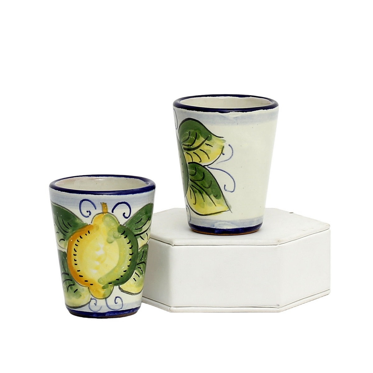 LIMONCELLO: Limoncello Shot Cups (Set of six.) - Artistica.com