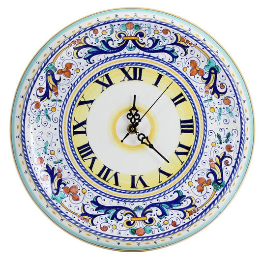 RICCO DERUTA: Round Wall Clock - DERUTA OF ITALY