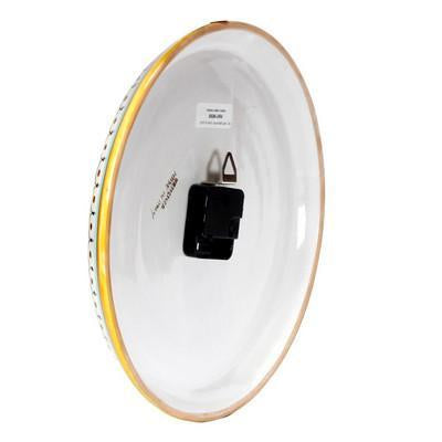 RAFFAELLESCO DELUXE: Large Round Wall Clock - DERUTA OF ITALY