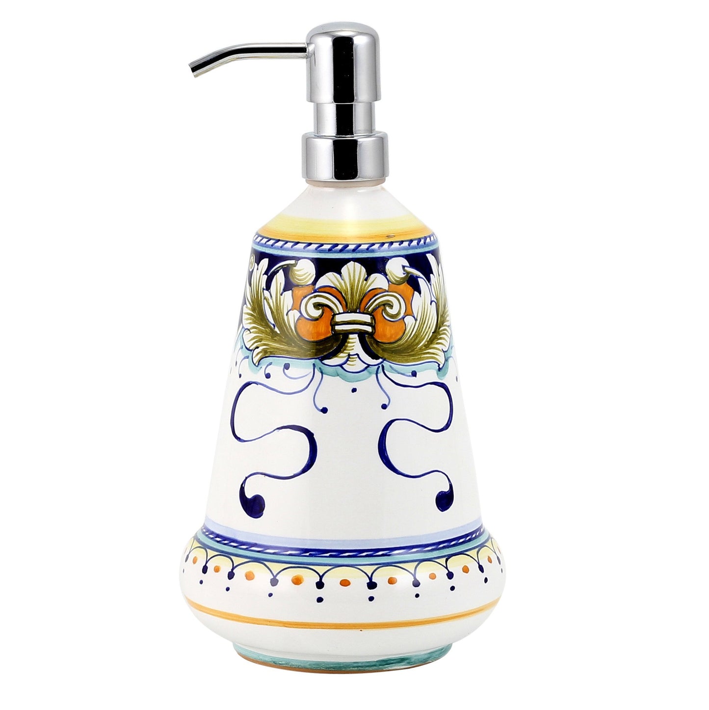 DERUTA FOGLIE: Liquid Soap Lotion Dispenser (Large 26 OZ) - DERUTA OF ITALY