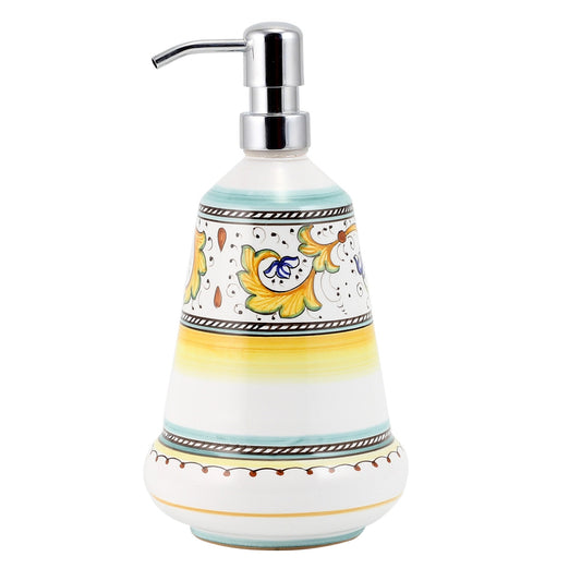 PERUGINO: Liquid Soap Lotion Dispenser (Large 26 OZ) - DERUTA OF ITALY