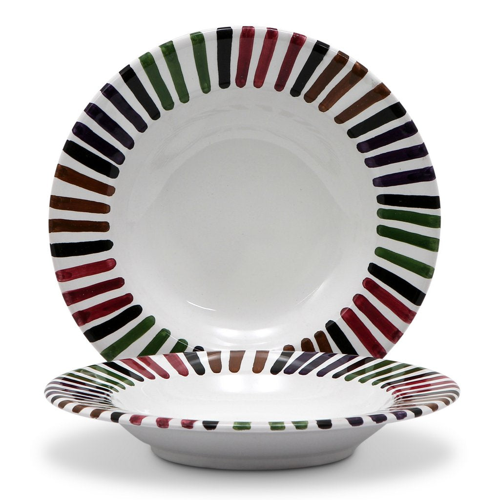 BELLO: Rim Pasta Soup Plate - DERUTA OF ITALY