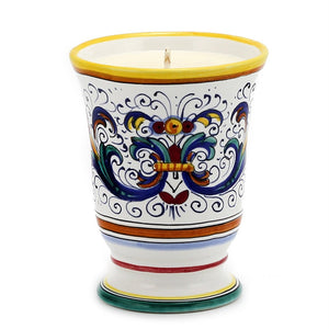RICCO DERUTA: Bell Cup Candle - DERUTA OF ITALY
