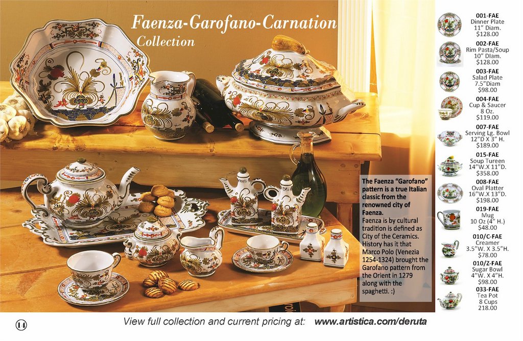 Deruta of Italy CATALOG - DERUTA OF ITALY
