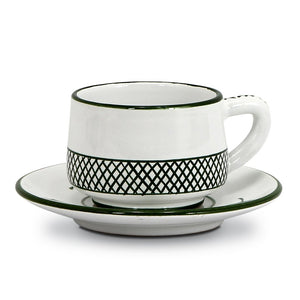 GIARDINO: Cup and Saucer [R] - DERUTA OF ITALY