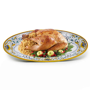 PAVONE DELUXE: Extra Large Oval Turkey Platter