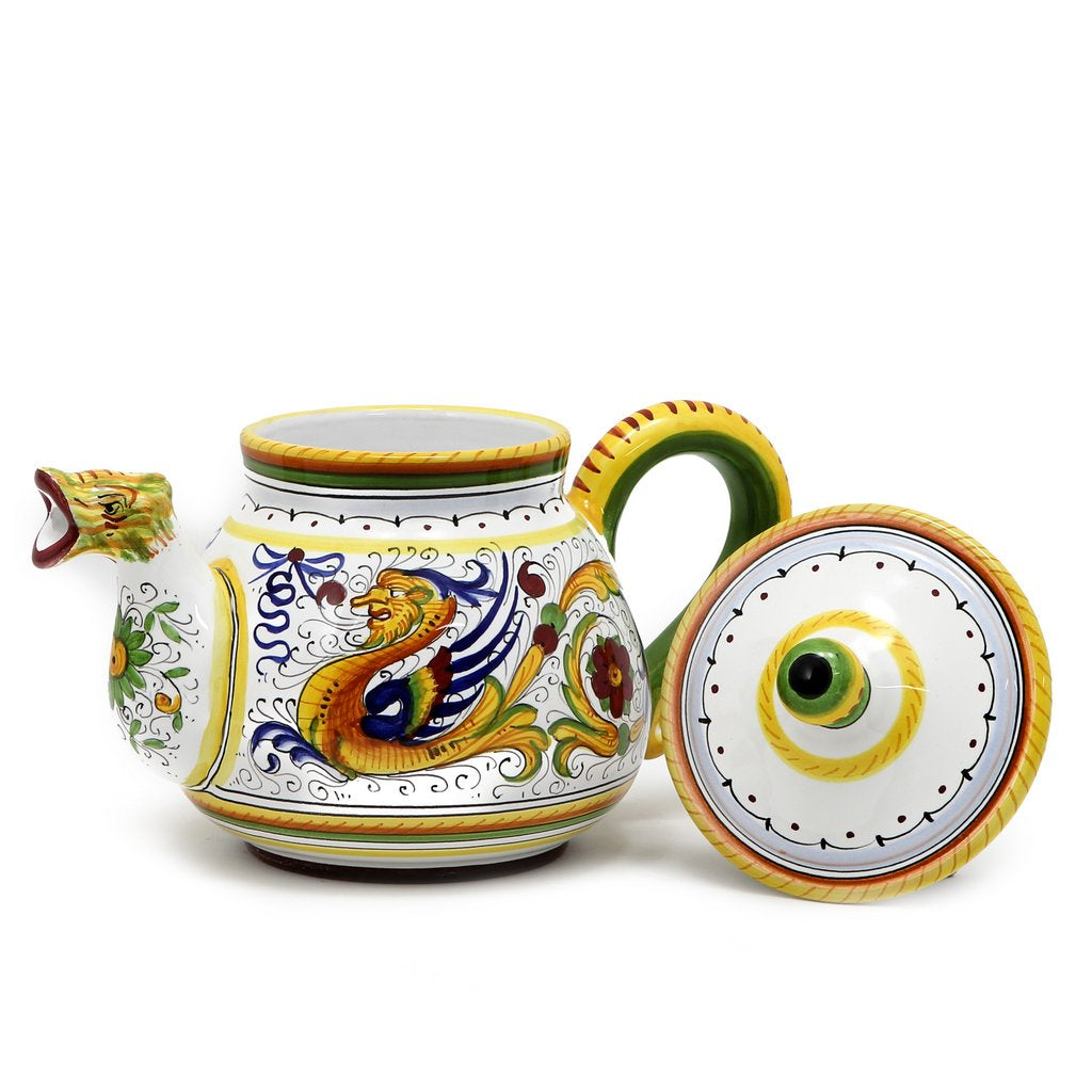 RAFFAELLESCO: Teapot - DERUTA OF ITALY