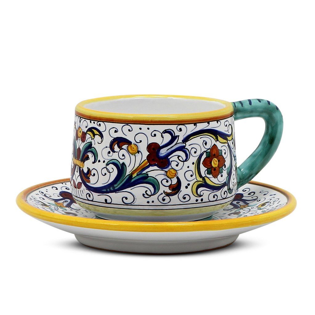 RICCO DERUTA: Cup and Saucer - DERUTA OF ITALY