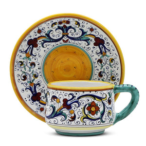 RICCO DERUTA: Cup and Saucer - DERUTA OF ITALY