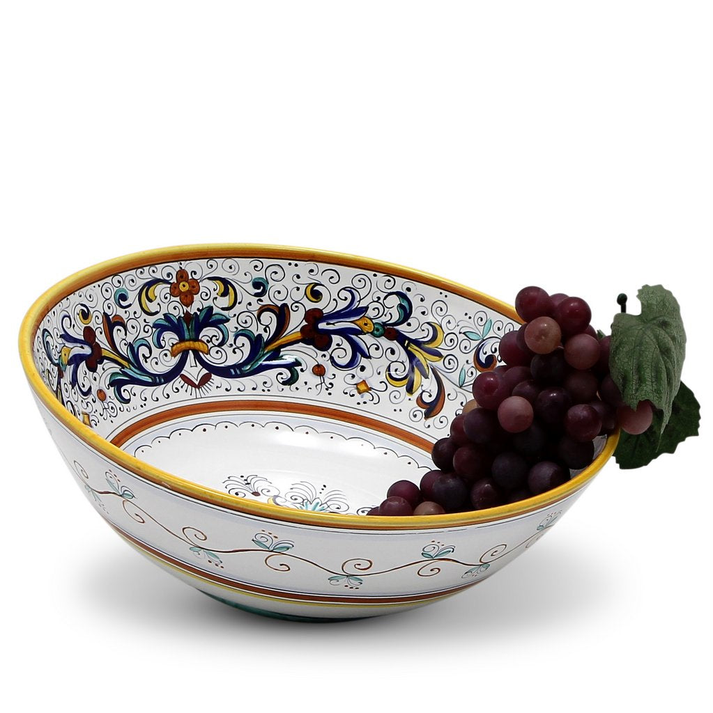 RICCO DERUTA: Serving pasta bowl (Large) - DERUTA OF ITALY