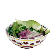 ORVIETO RED ROOSTER: Salad Bowl (Medium) 10"